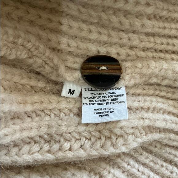 Ulla Johnson Matilde Turtleneck Sweater Creme Alpaca Blend Size Medium Sold Out - Picture 12 of 13